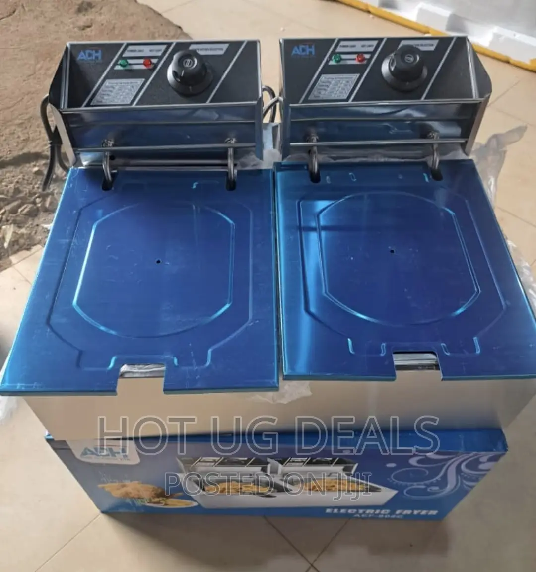 12l High Efficiency Commercial Deep Fryer-silver