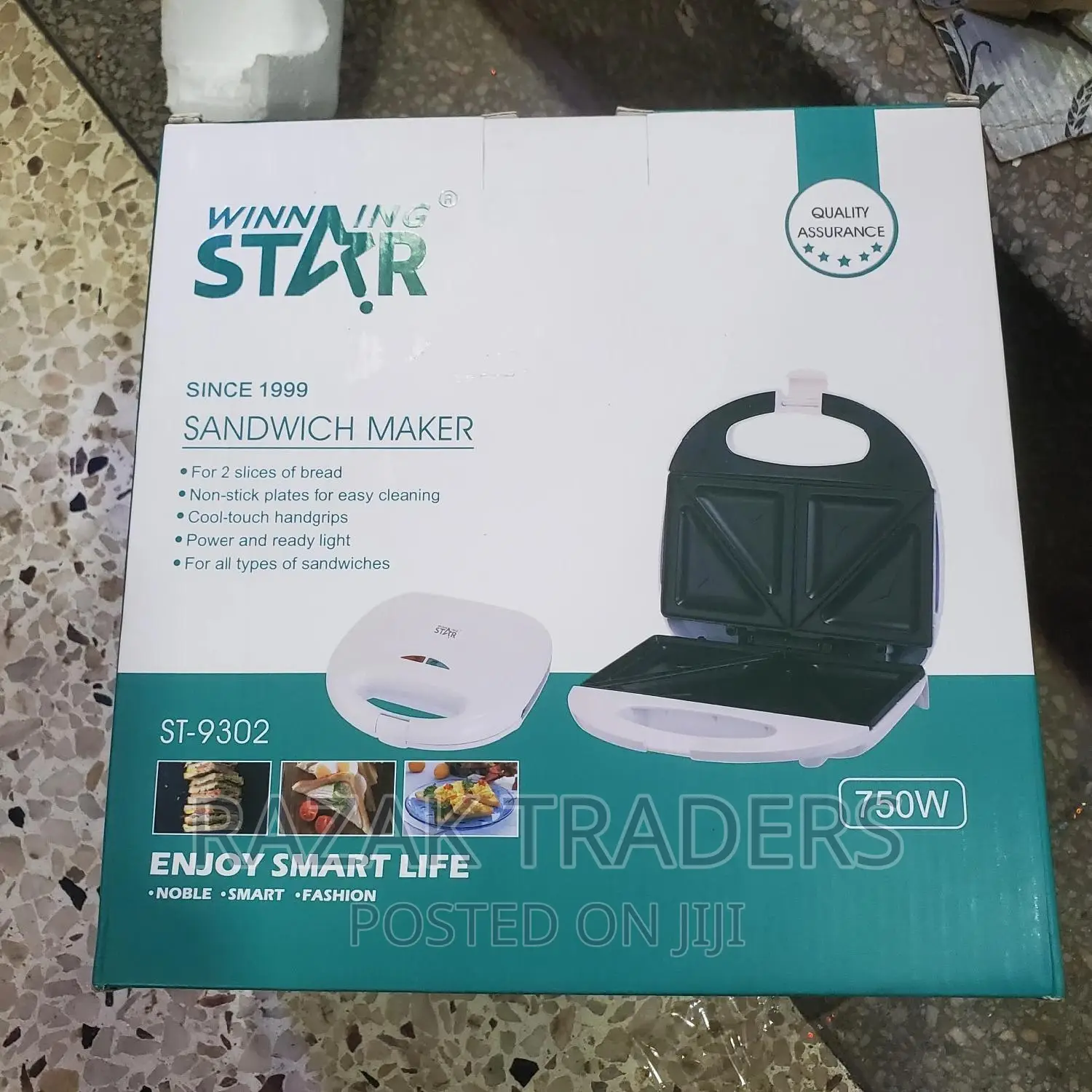 Winningstar 2slice Sandwich Maker ,Waffle Plate