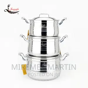 Stainless Steel 3 Piece Cookware Set