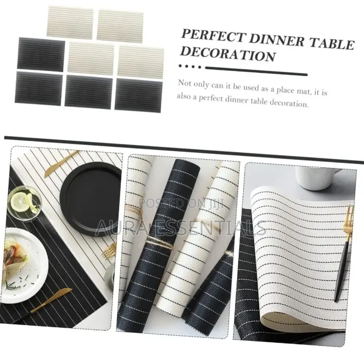 6pcs Table Placement Mats
