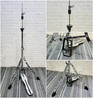 Tripod Heavy Duty Pipe Adjustable Hi-Hats Drum Cymbal Stand.