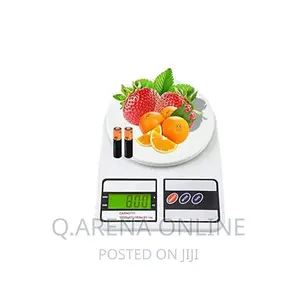 Sf400 Digital Kitchen Weighing Scale With Light - White