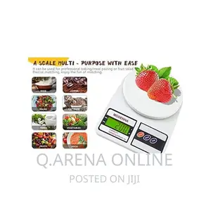 Sf400 Digital Kitchen Weighing Scale With Light - White
