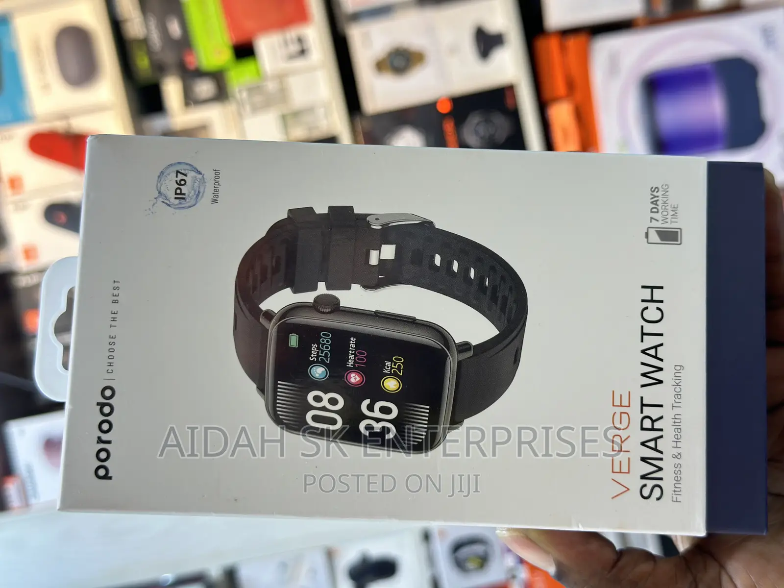 Porodo Verge Smart Watch Fitness Health Tracking