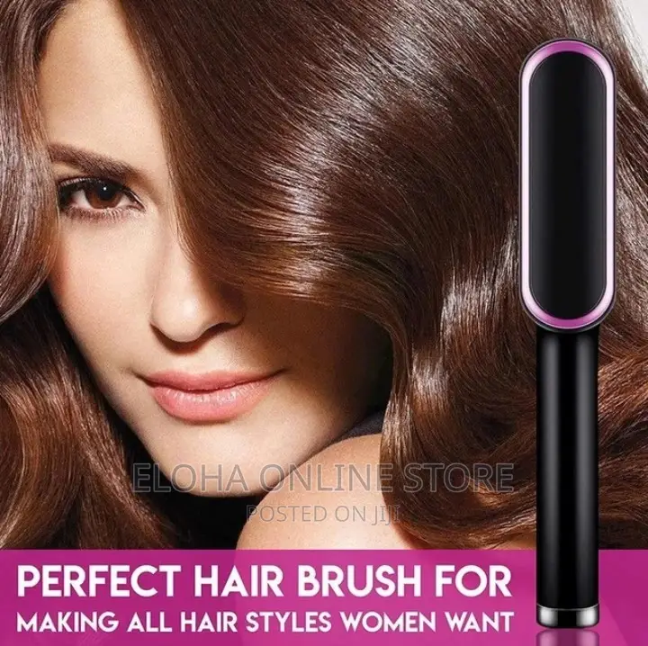 2 in 1 Hair Straightener Comb Brush
