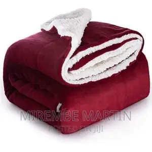 Soft Fleece Blanket- Burgundy