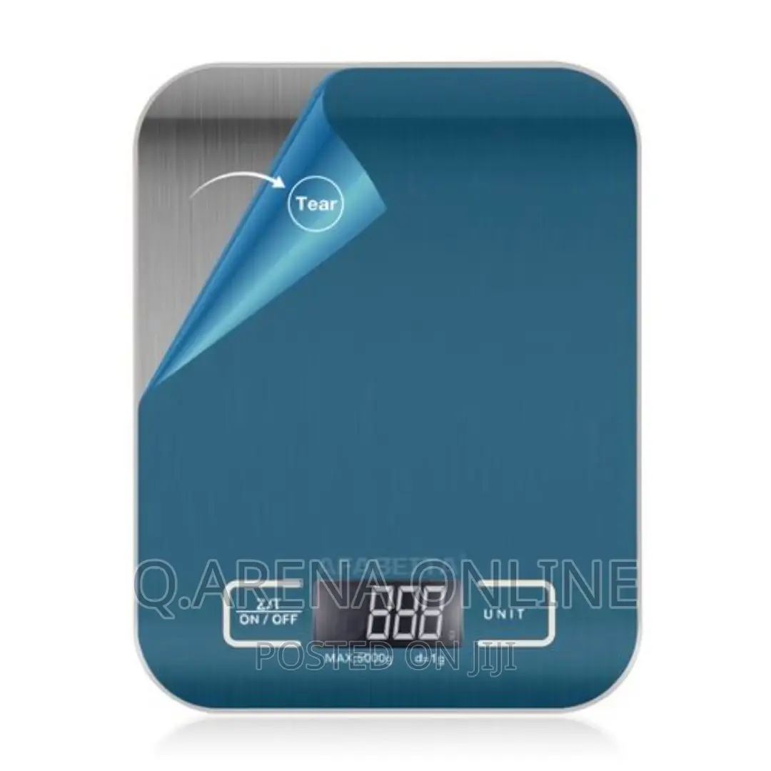 5KG 1g Kitchen Scales Stainless Steel Measuring LCD