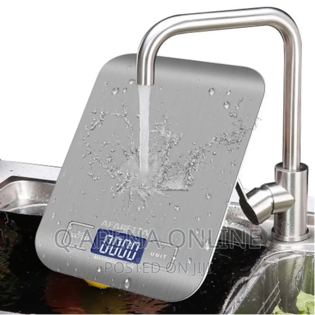 5KG 1g Kitchen Scales Stainless Steel Measuring LCD