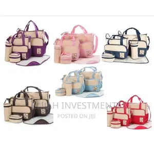 Fancy 5piece Set Baby Diaper Bags