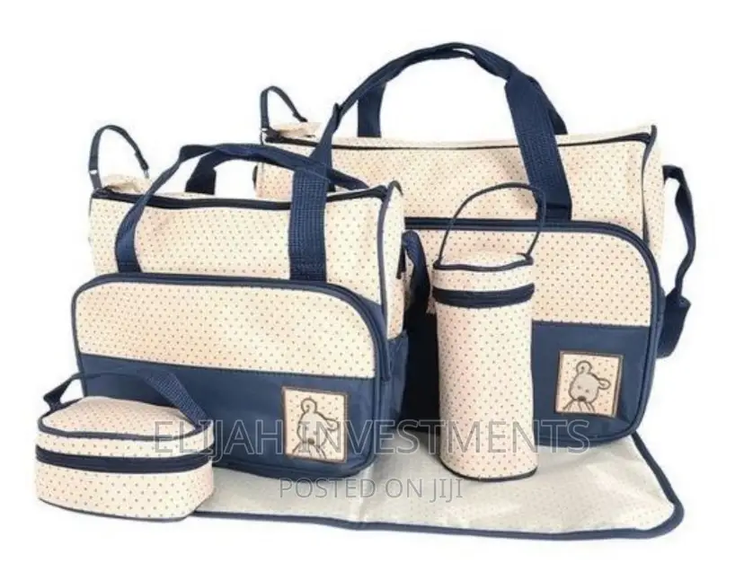 Fancy 5piece Set Baby Diaper Bags