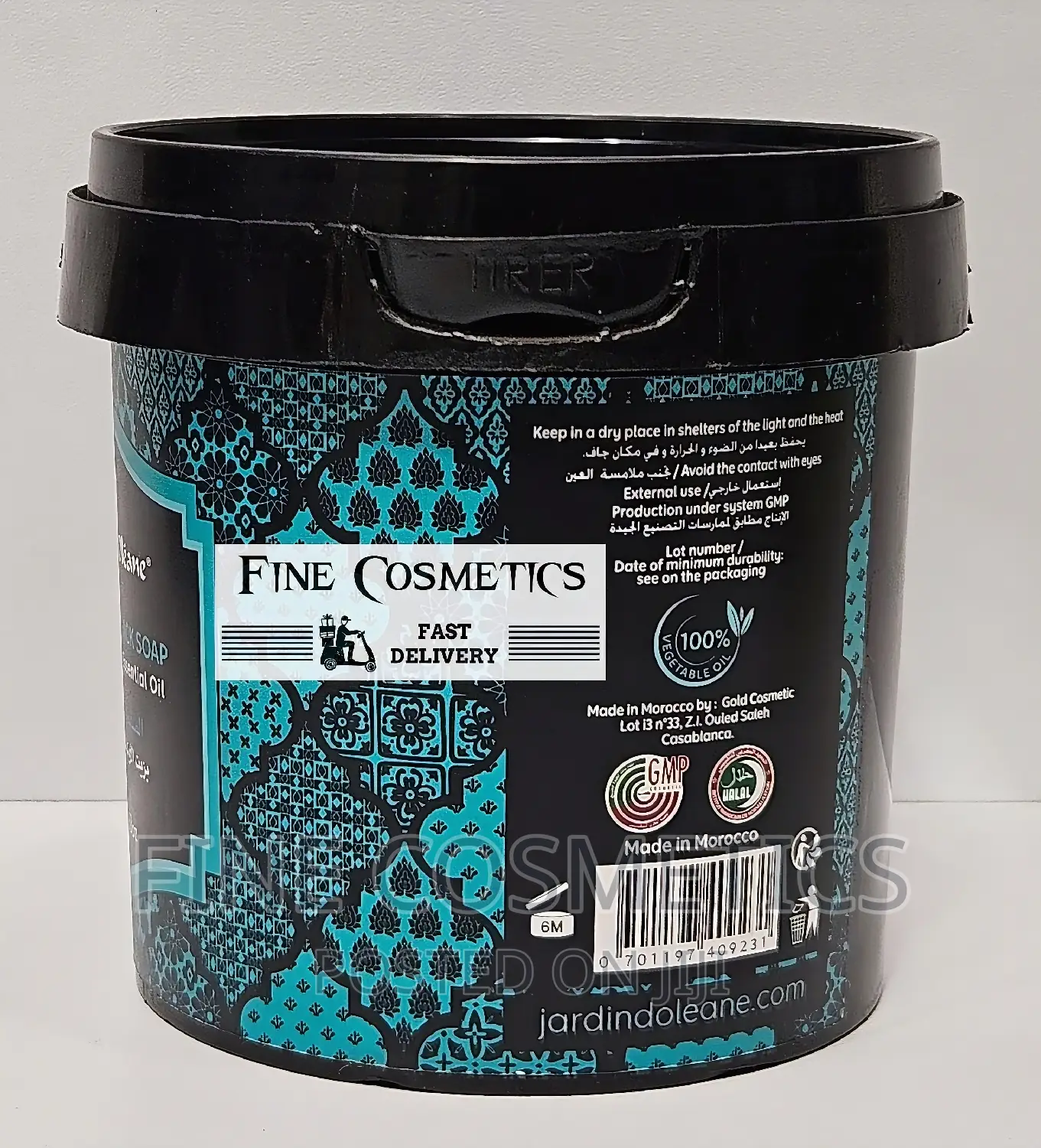 Moroccan Black Soap Softening Exfoliating Dead Skin Remover Wash. 500g