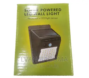 Solar Powered Led Wall Light - Night Sensor