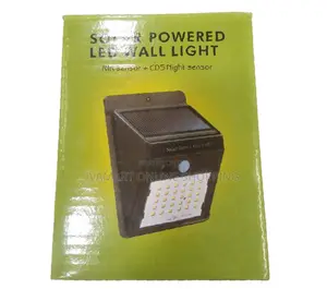 Solar Powered Led Wall Light - Night Sensor