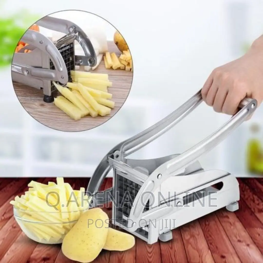 Chips Maker Potato Chipper Veggie Chopper - Silver