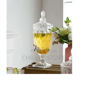 Glass Juice Dispenser.