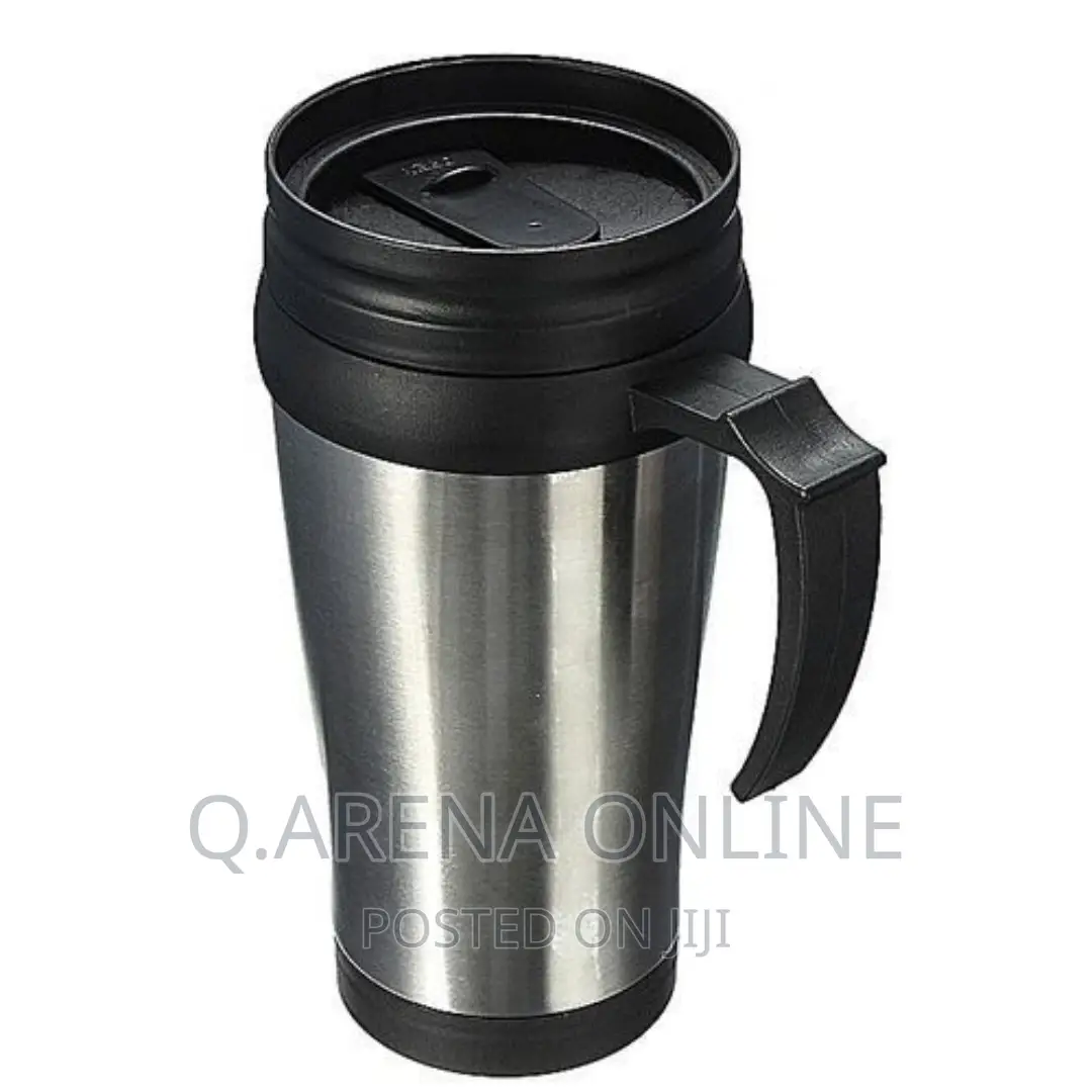 Portable Stainless Travel Insulated Mug - Silver