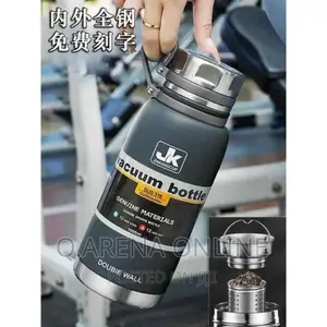 Vacuum Insulated With Cup Lid Stainless Steel Water Flask
