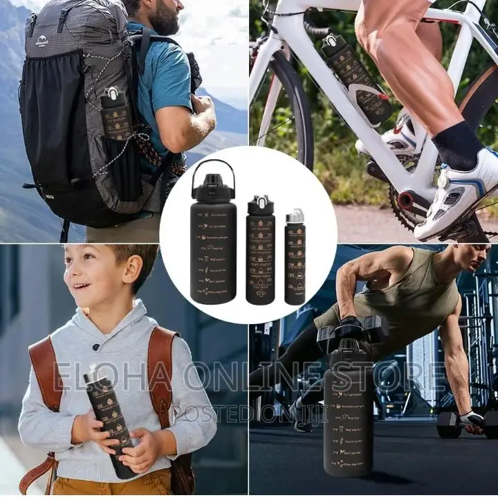 Set of 3 Drinking Water Bottles