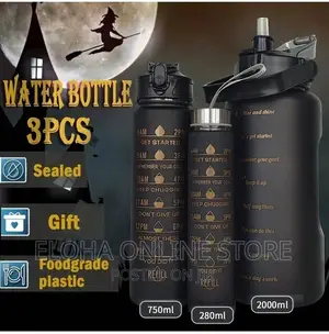 Set of 3 Drinking Water Bottles