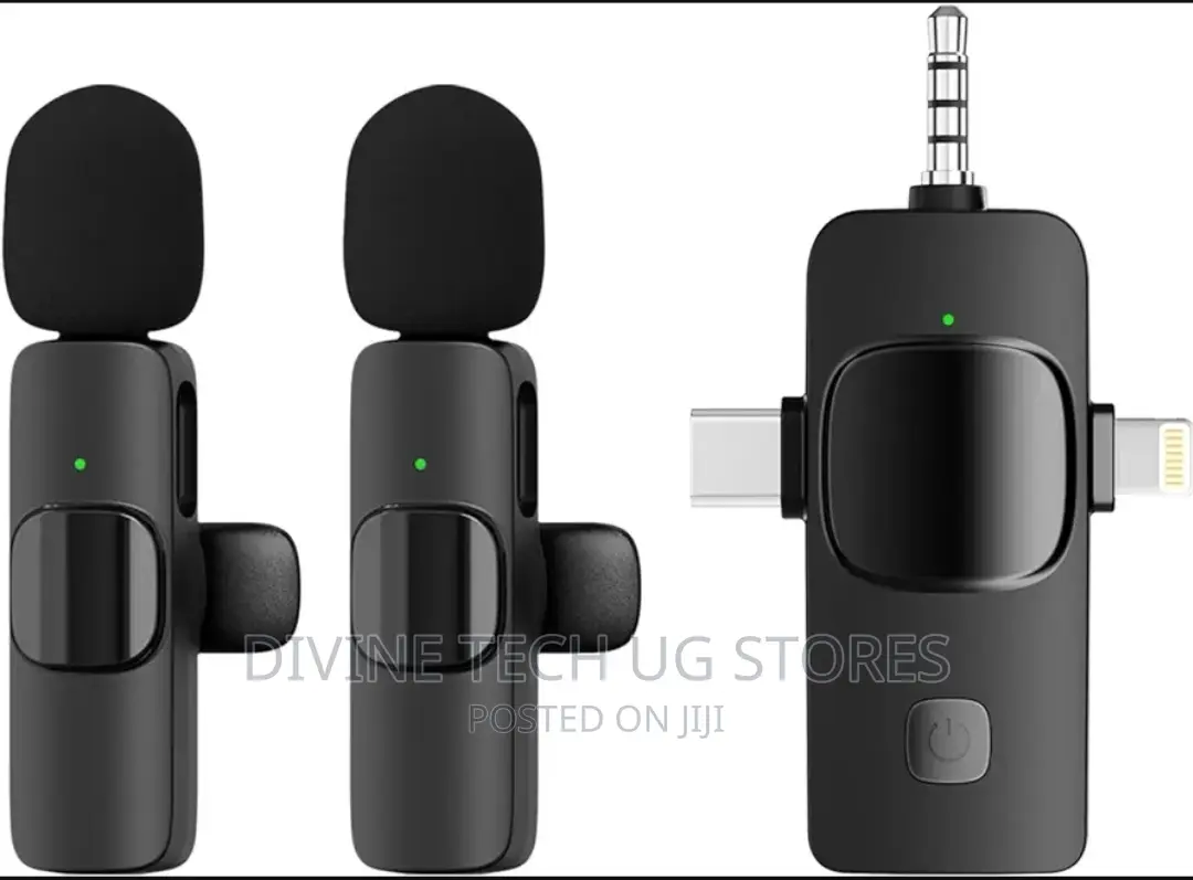 3 in 1 Wireless Lavalier Microphone -Noise Reduction Mic