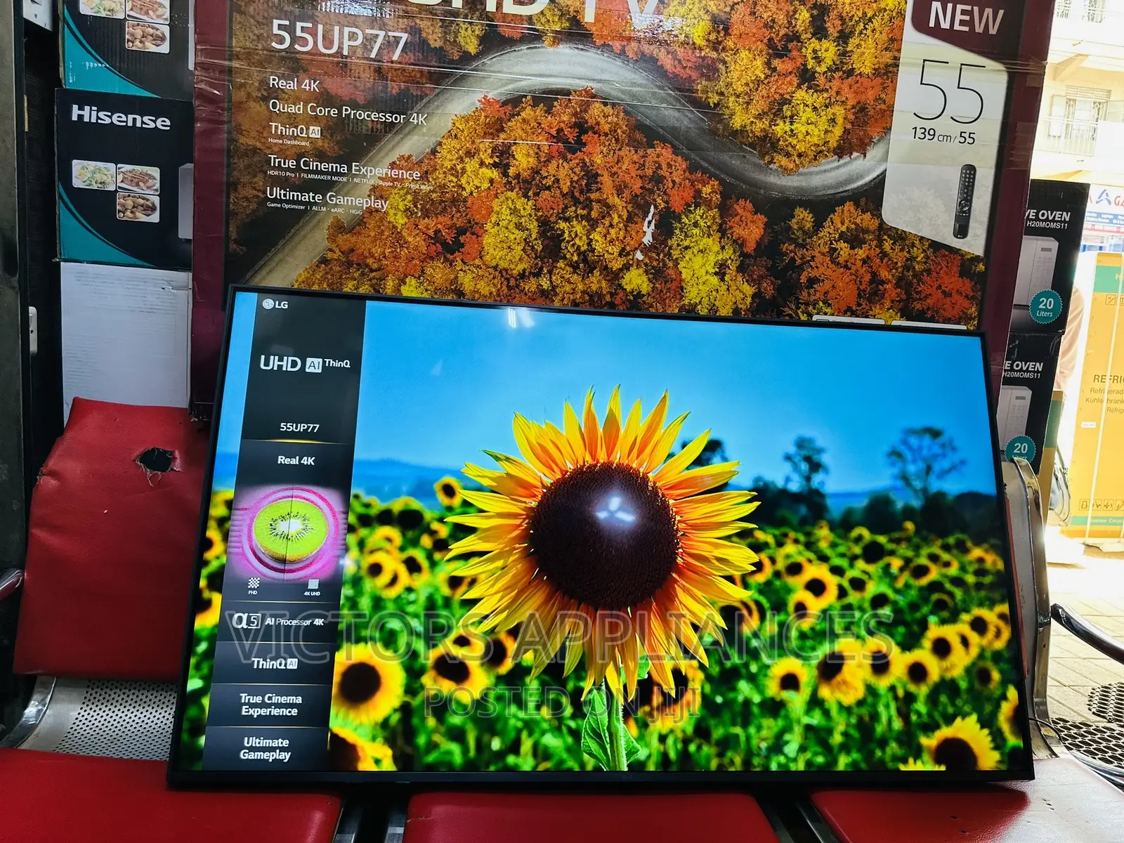 LG 55” UHD Smart Tv Powered by Webos