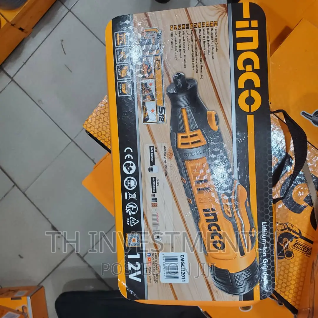 Lithium Ion Cordless Die Grinder 12V.