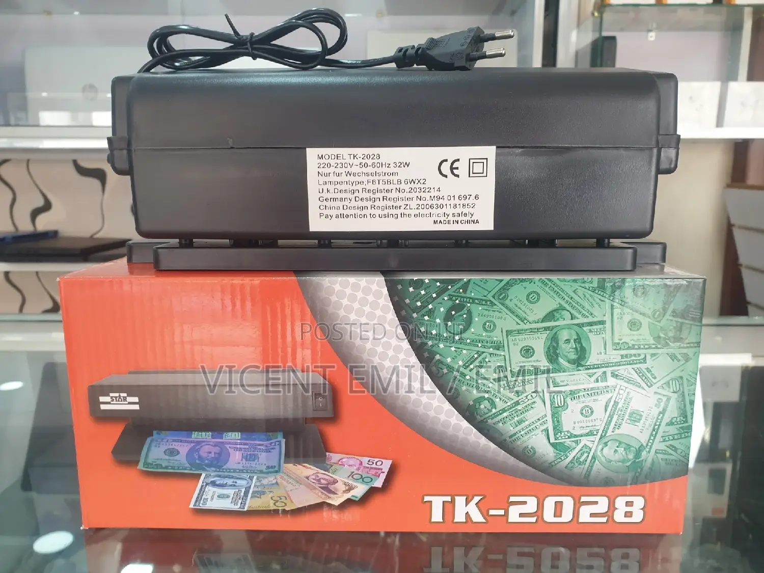 TK-2028 Counterfeit Money Currency Detector