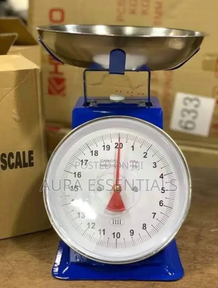 Multifunctional Kitchen and Food Analogue Scale With Spring