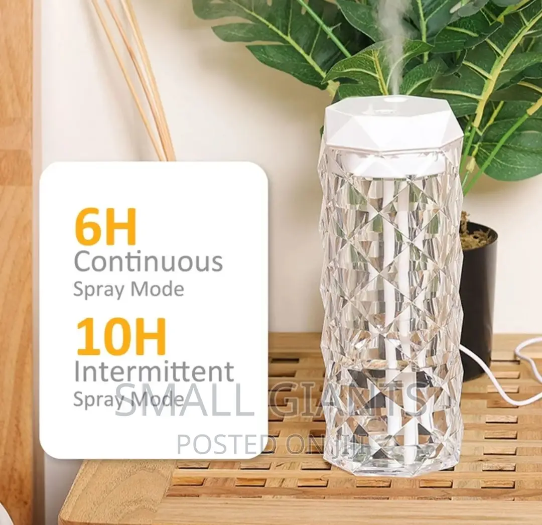 400ml Multifaceted Prism Design Mini Home Humidifier