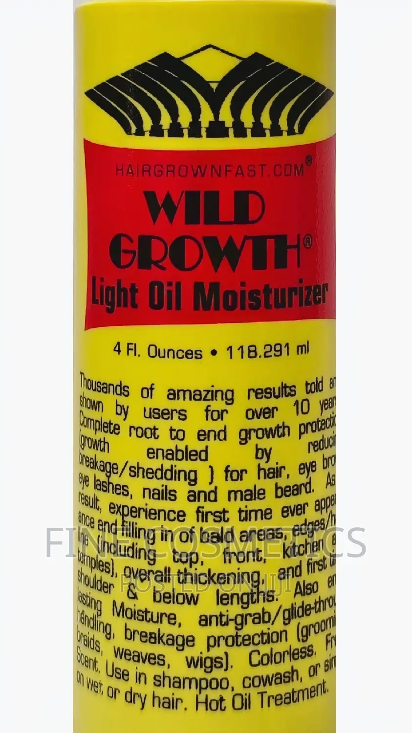 1PC ORIGINAL Wild Growth Hair Oil Grooming Hair Booster Oil