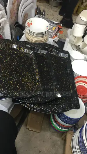 Black Tray Set