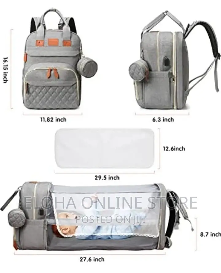 Multifunctional Diaper Bag Backpack