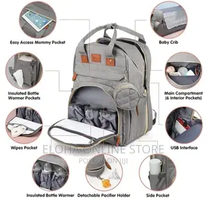 Multifunctional Diaper Bag Backpack
