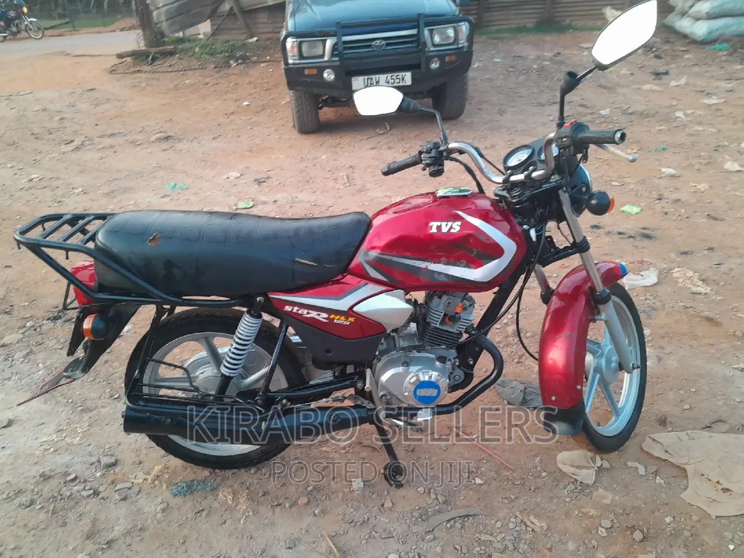TVS HLX 125 2019 Red