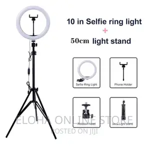 10 Inch Selfie Ring Light and Light Stand