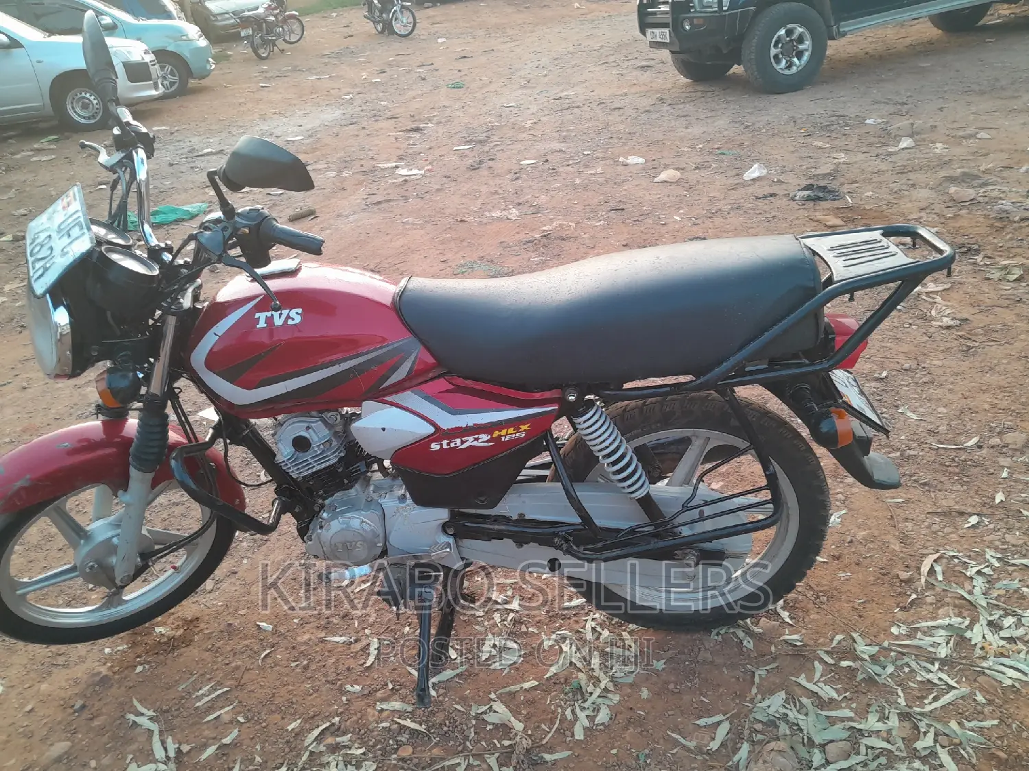 TVS HLX 125 2023 Red