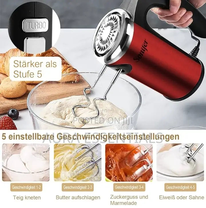 Sonifer 5 Speed Electric Handmixer