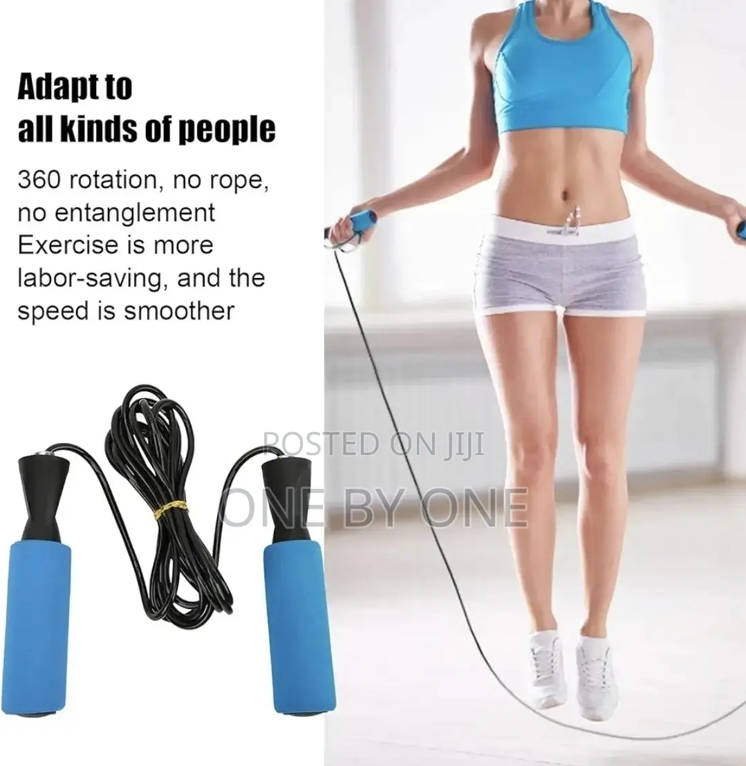 Blue Bearing Skipping Rope for Adults Kids