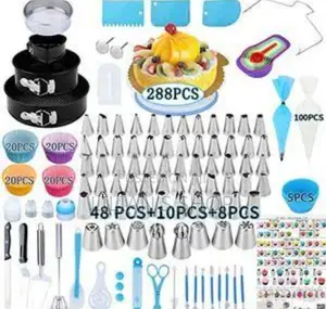 288pcs Decoratiing , Baking Kit Set