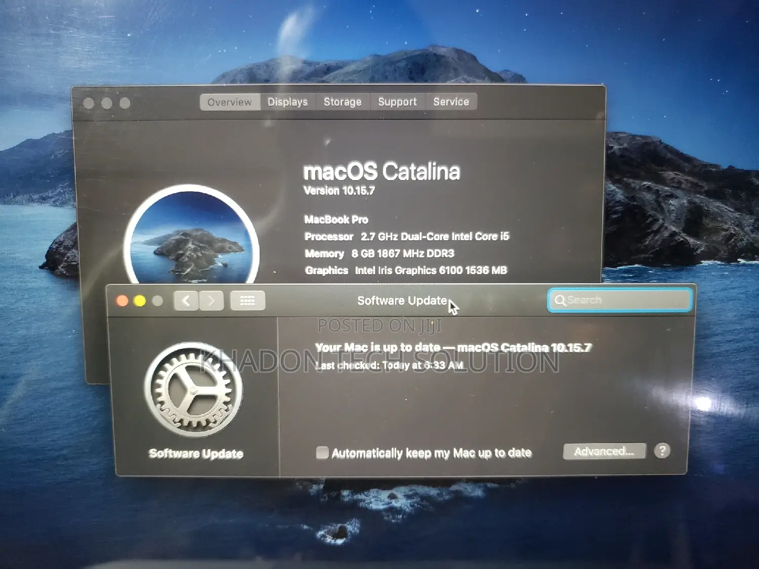 Laptop Apple MacBook 2017 8GB Intel Core I5 SSD 256GB