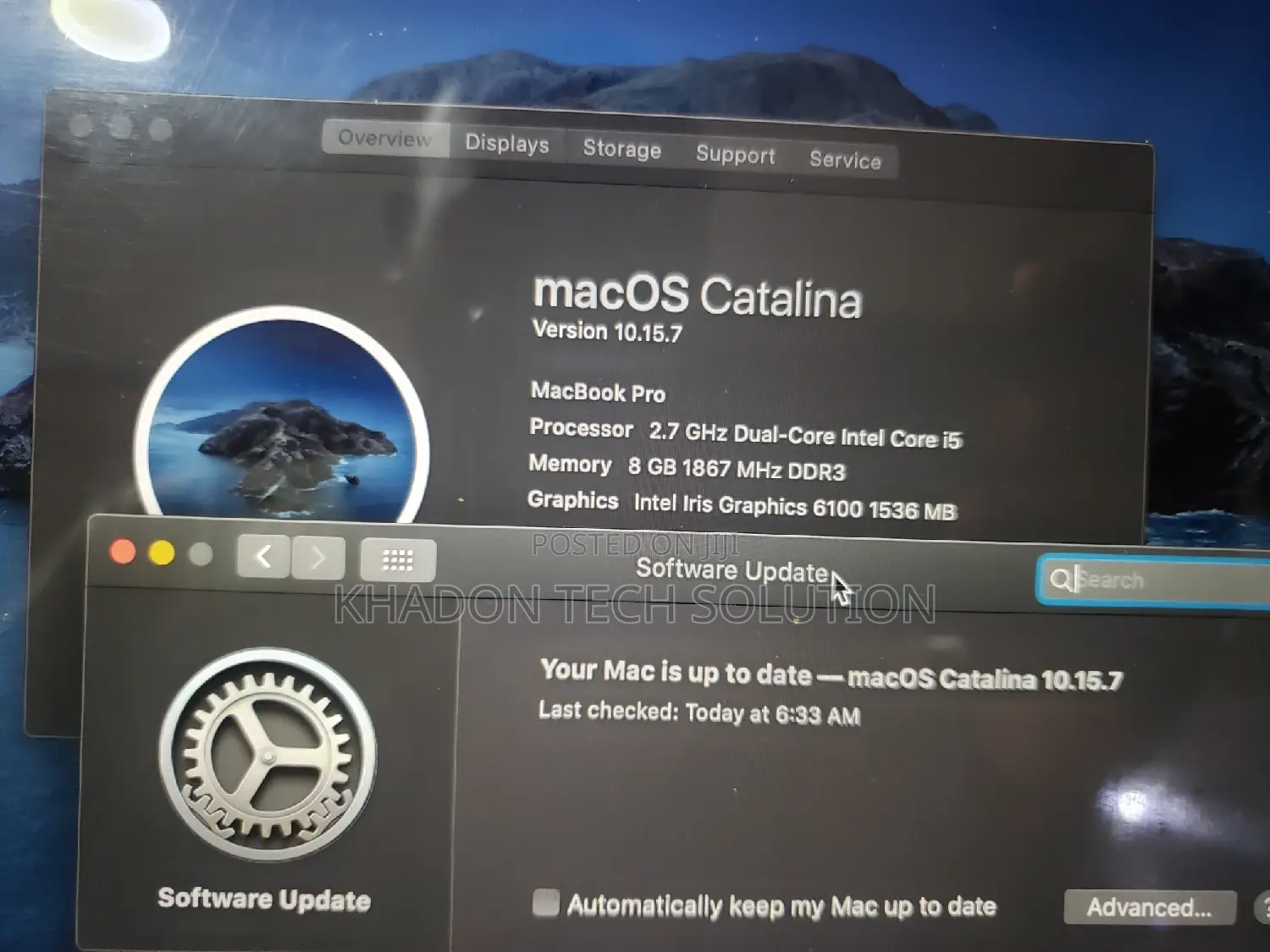 Laptop Apple MacBook Pro 2018 8GB Intel Core I5 SSD 256GB