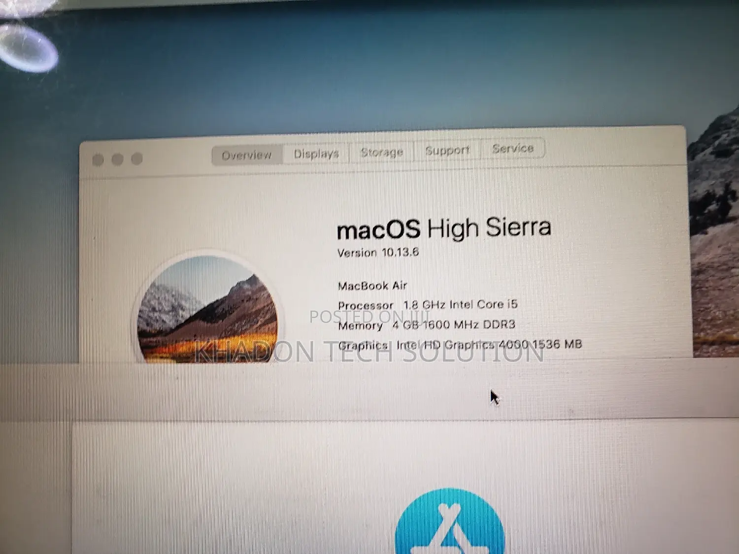Laptop Apple MacBook Air 2013 4GB Intel Core I5 SSD 256GB