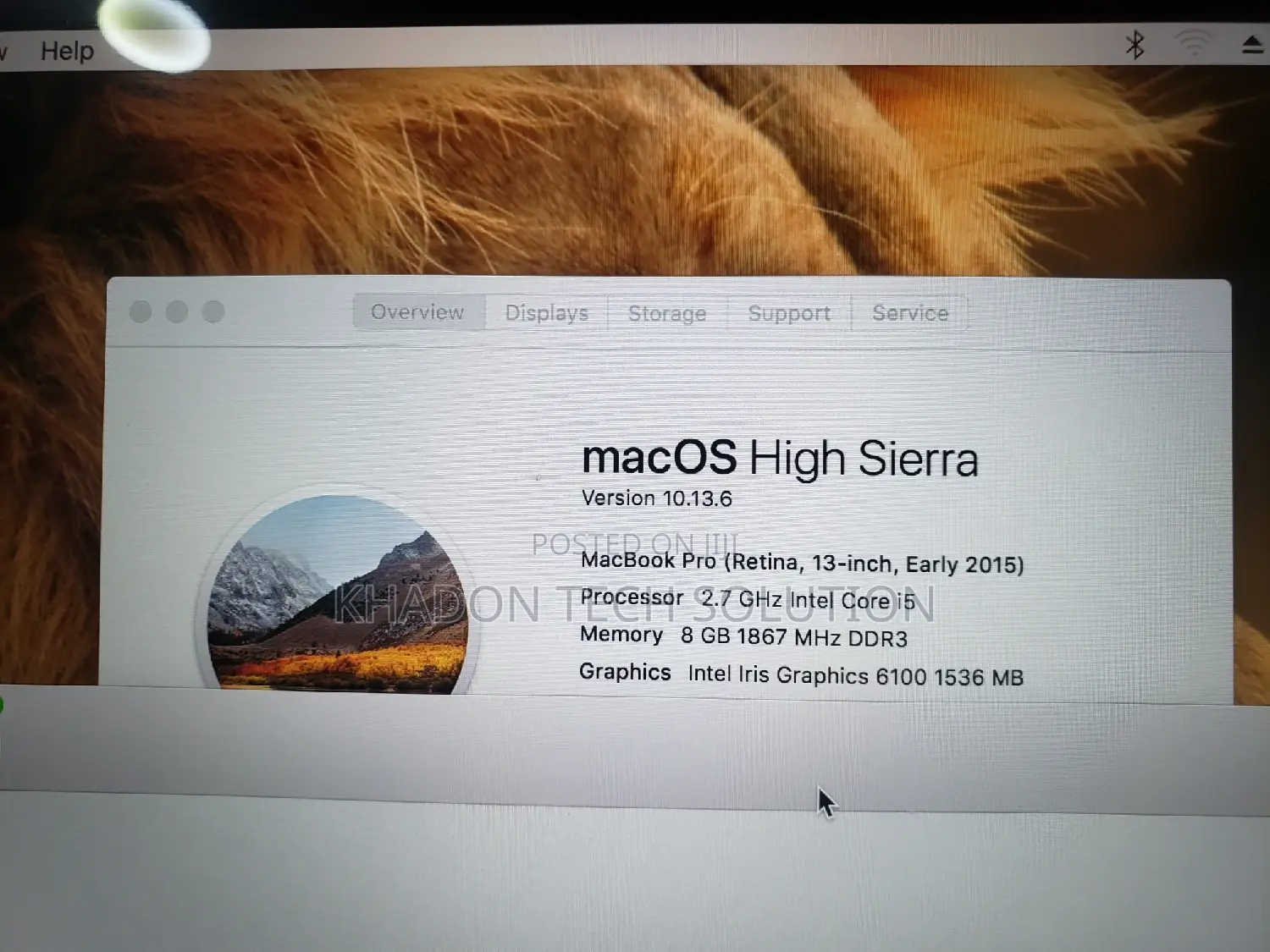 Laptop Apple MacBook Pro 2015 8GB Intel Core I5 SSD 256GB