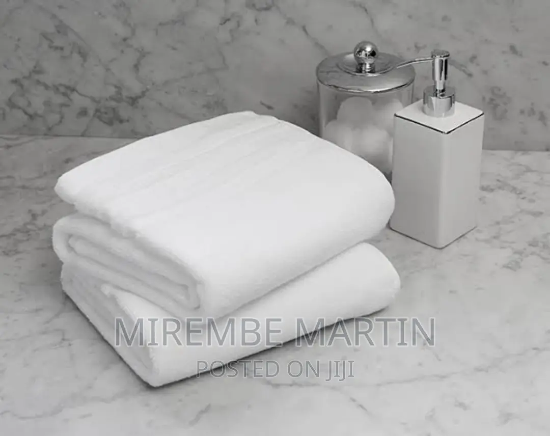 Pack of 2 Polo White Pure Cotton Towels