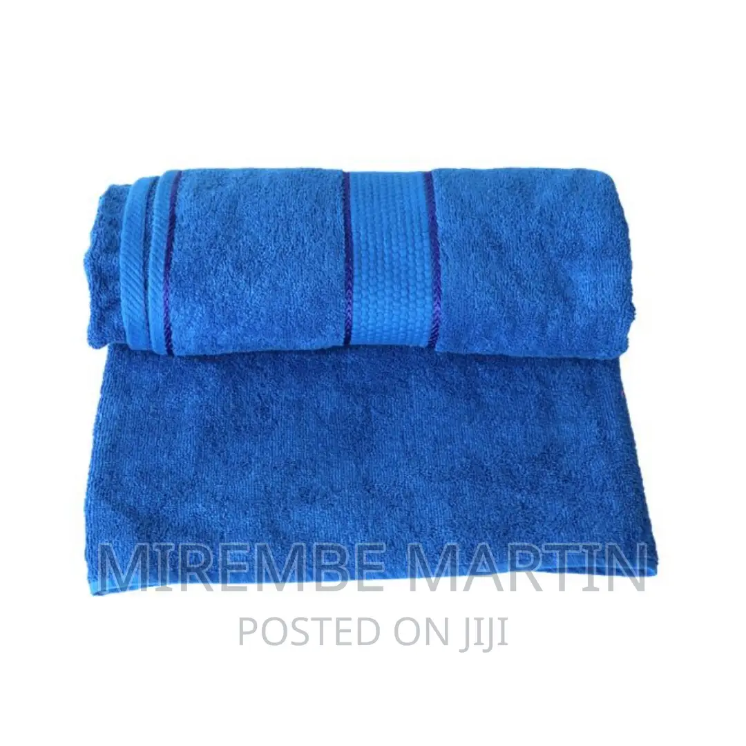 Bath Towel Pure Cotton- Blue