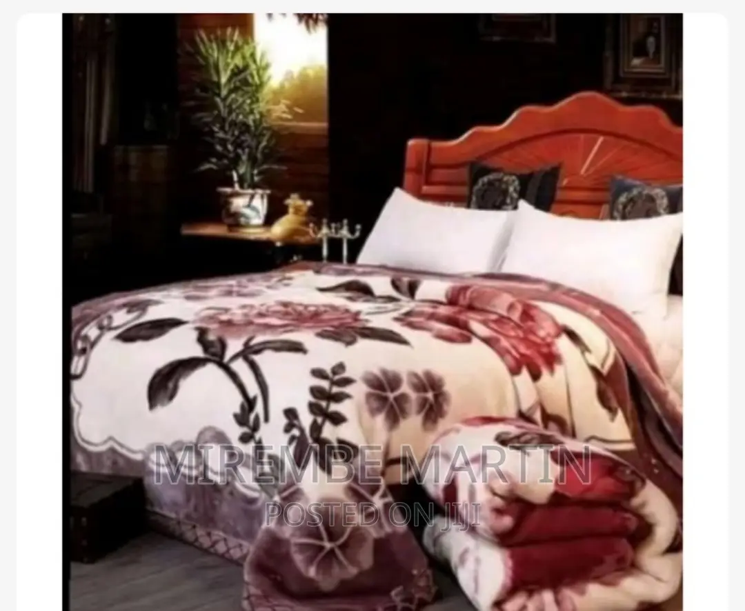 Velvet Soft Blanket With Beautiful Flowers Varies