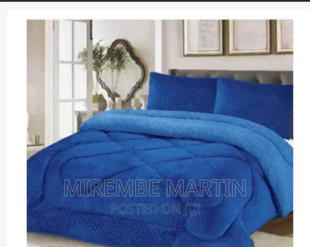 Fluffy Duvet Only -Blue
