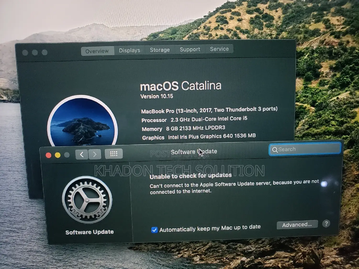 Laptop Apple MacBook Pro 2017 8GB Intel Core I5 SSD 256GB