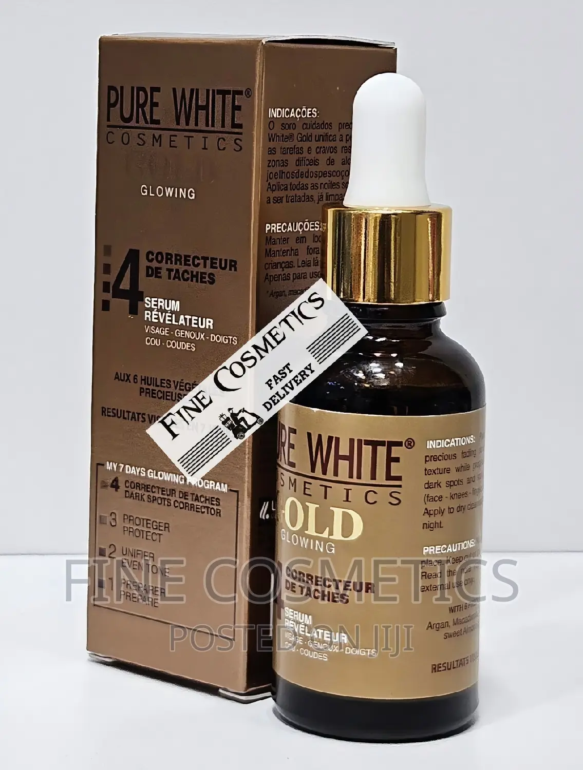 New Advanced Pure White Gold Glowing Revitalising Fade Serum