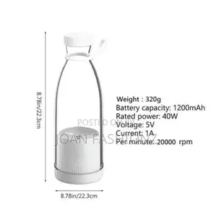Mini USB Portable Personal Juice Blender-Multi- Colours